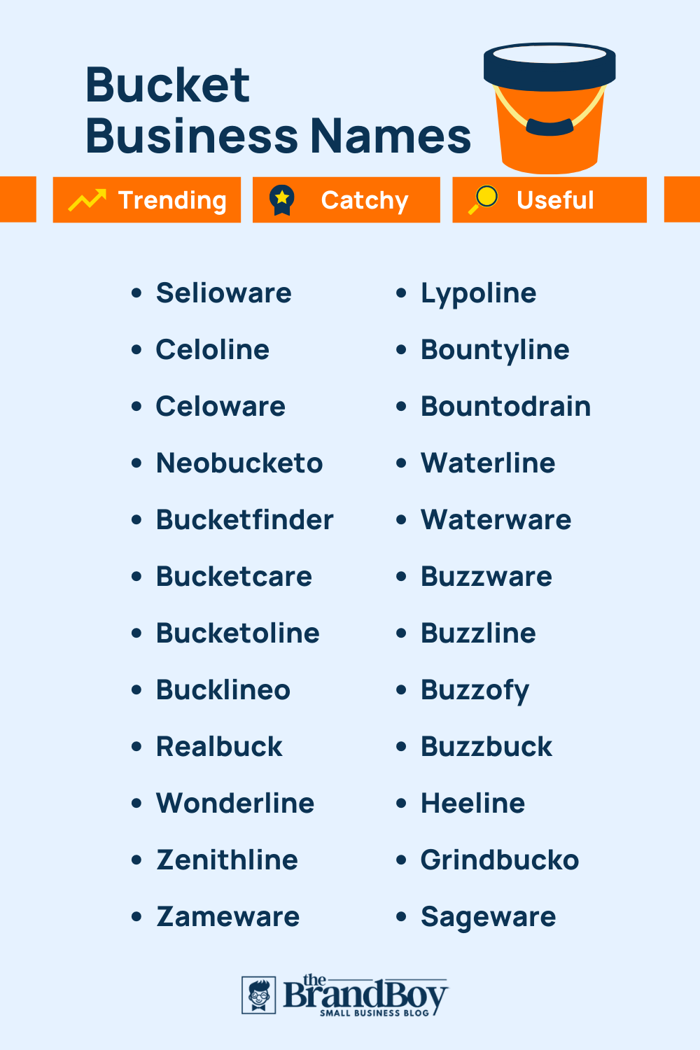 522+ Best Bucket Company Names Ideas And Domains (Generator + Guide