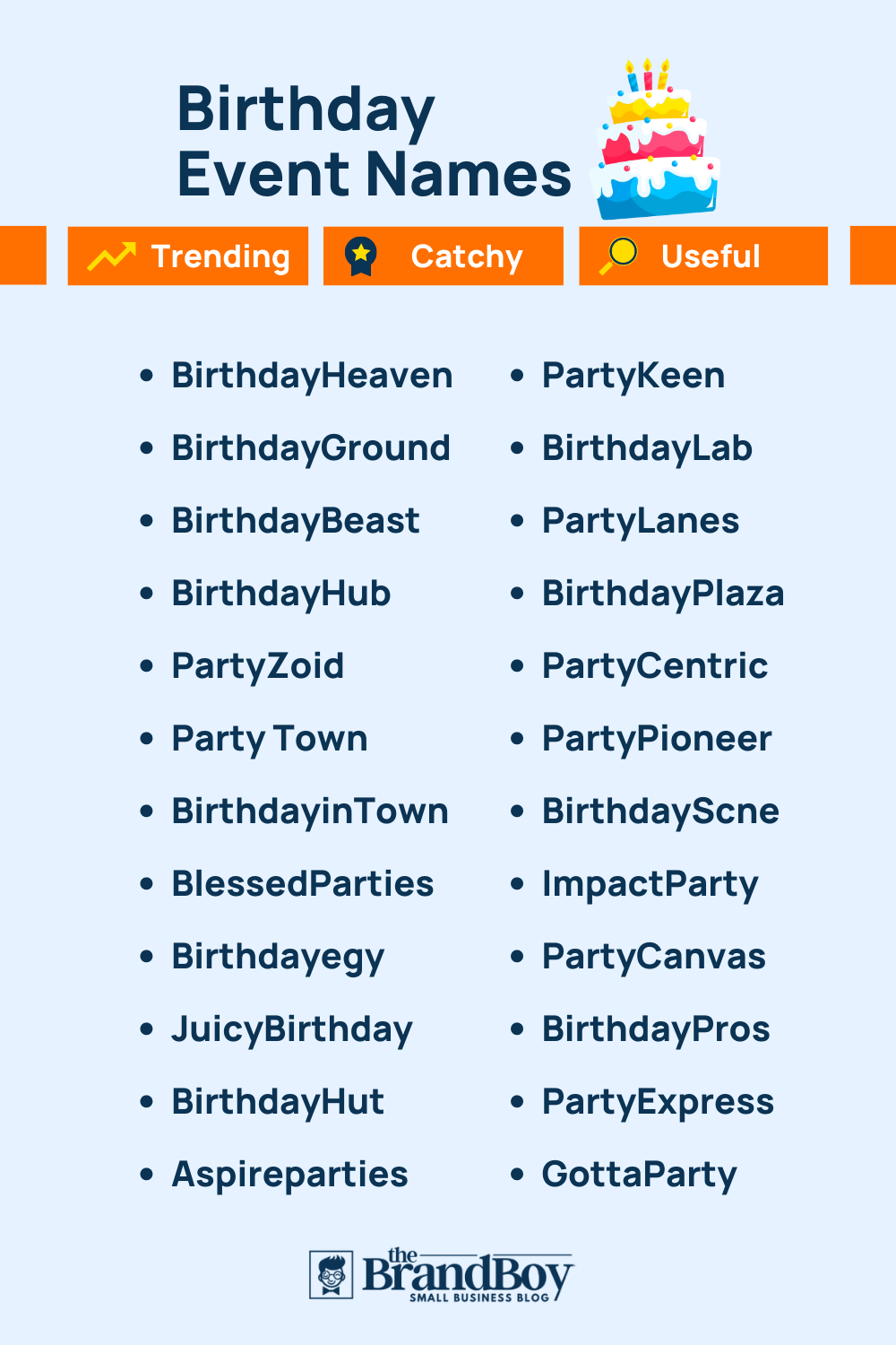 Birthday Event Names: 870+ Catchy And Cool Names