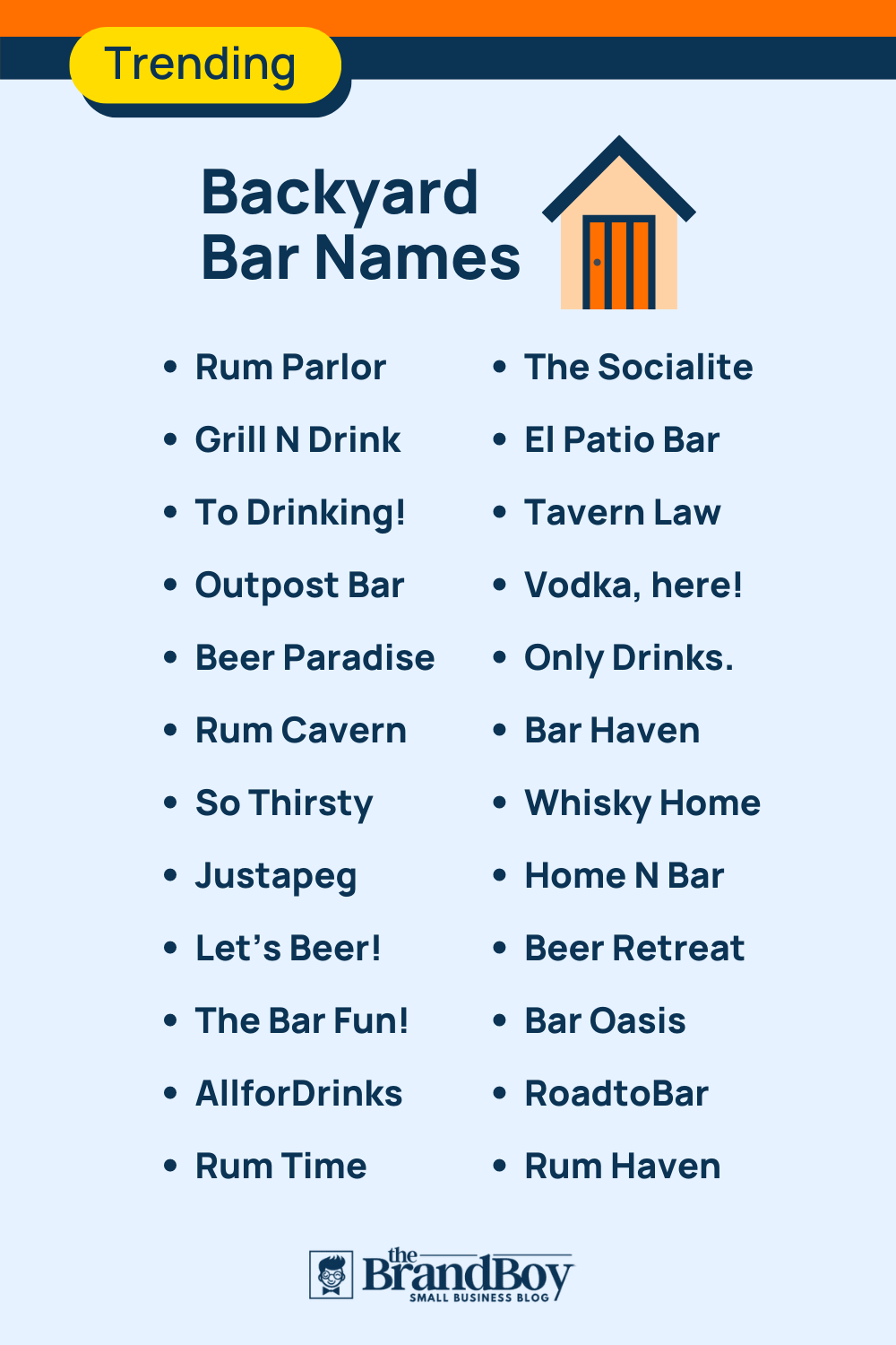 Funny Backyard Bar Names