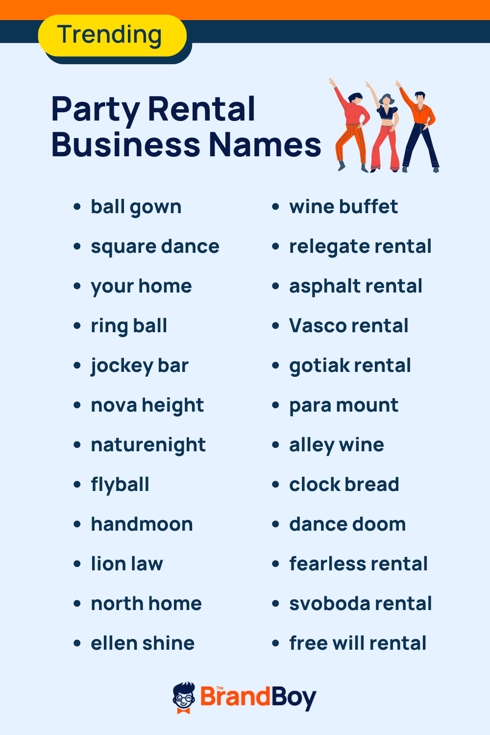 2200 Party Rental Business Names Ideas Generator Guide TheBrandBoy