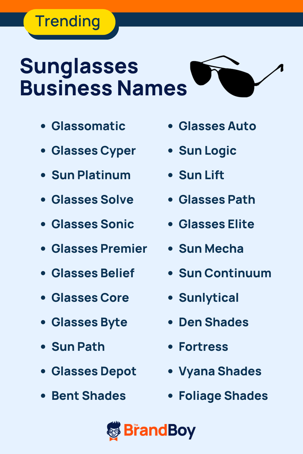 1650+ Sunglasses Company Names Ideas (Generator + Guide) theBrandBoy