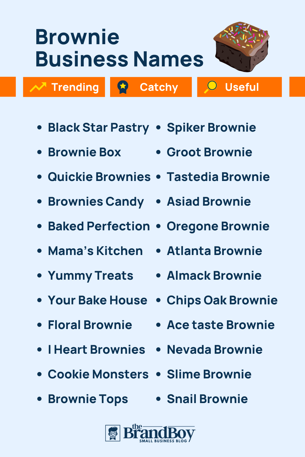 1021+ Brownie Business Names and Ideas (Generator + Guide
