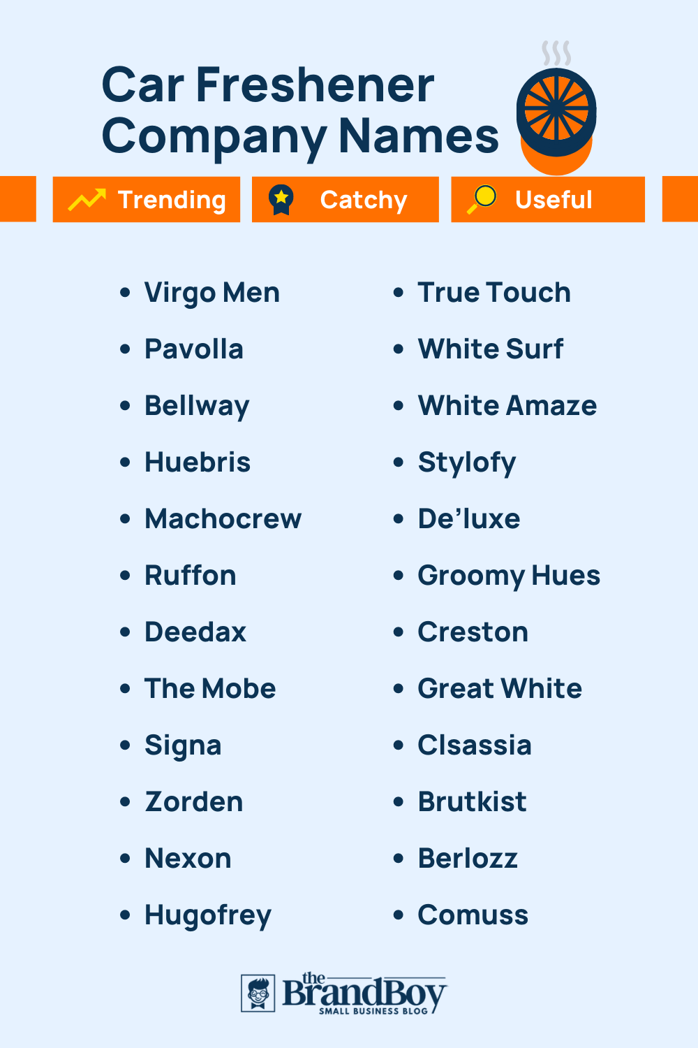 375+ Best Car Freshener Company Names ideas