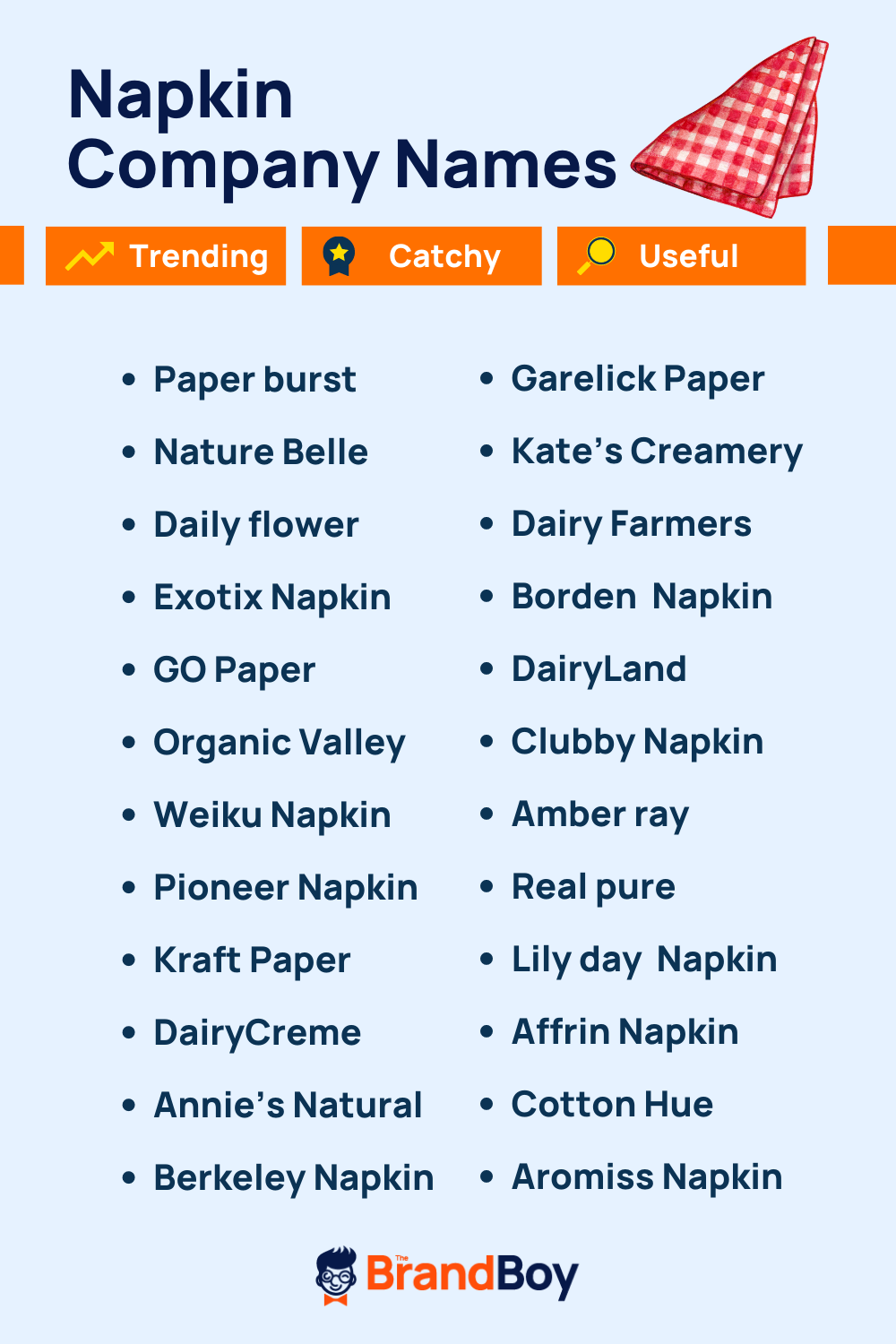 930+ Napkin Company Names Ideas And Domains (Generator + Guide