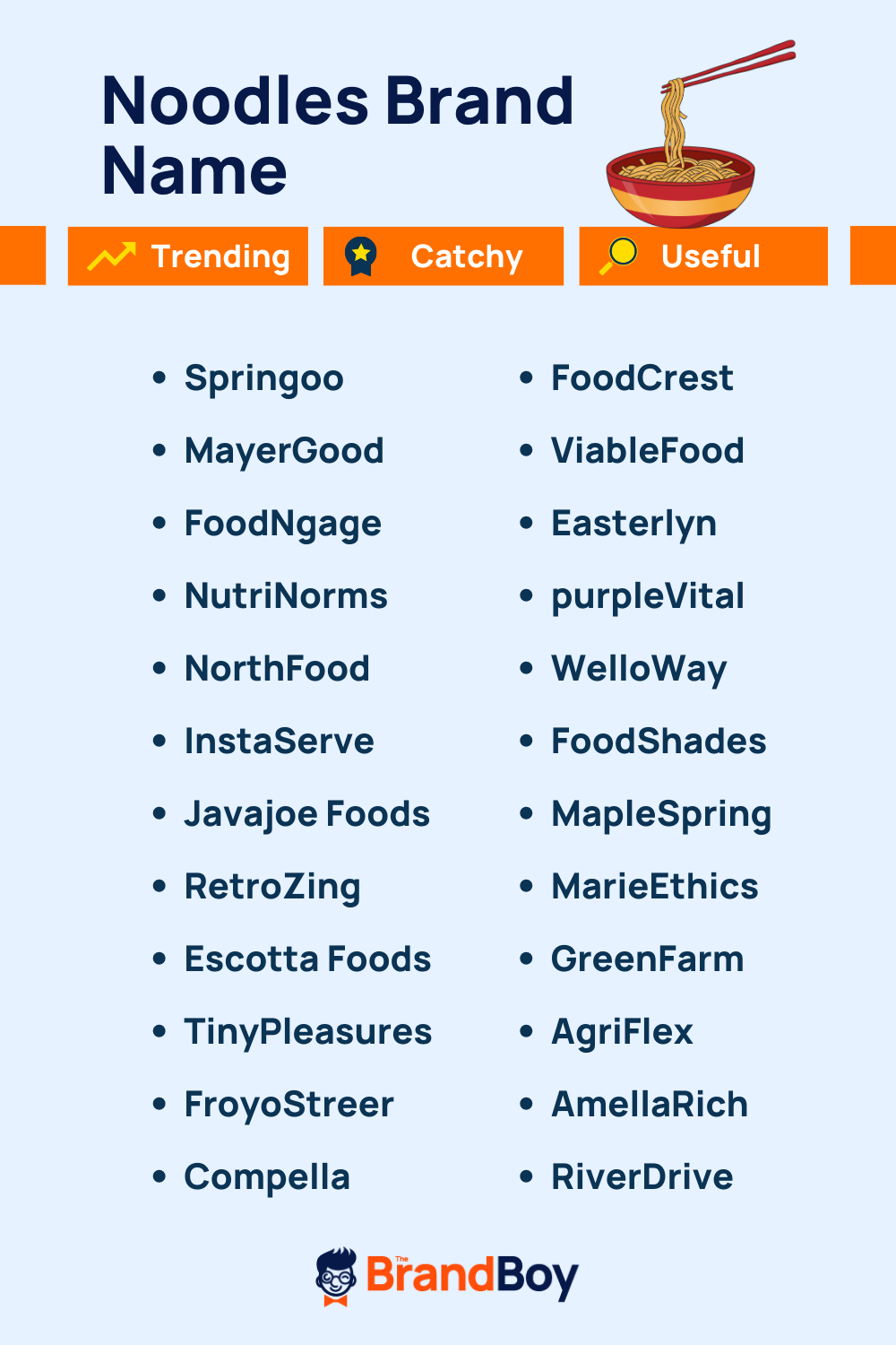1538+ Noodles Company Names Ideas (Generator + Guide) BrandBoy