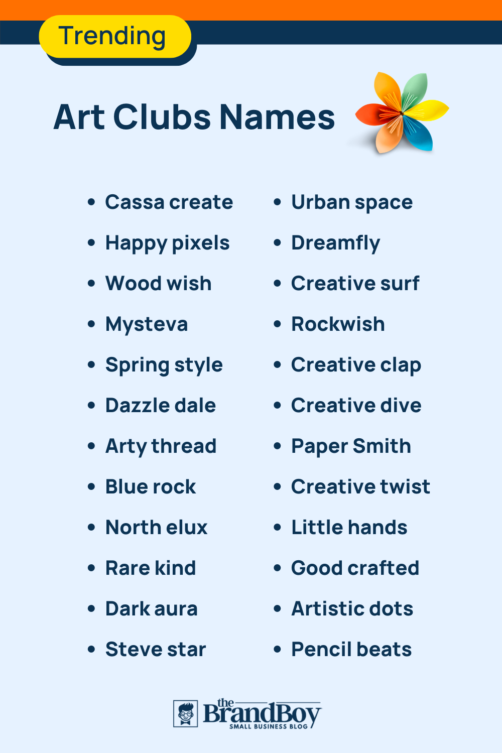 400 Art Club Names Ideas Examples Generator TheBrandBoy Com