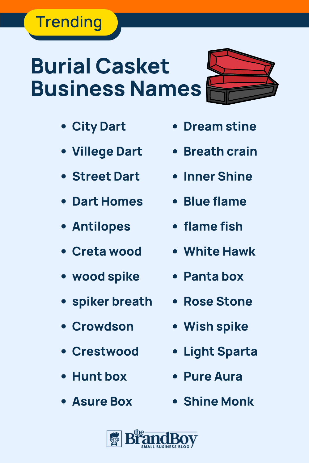 675+ Burial Casket Business Names Ideas And Domains (Generator + Guide) theBrandBoy
