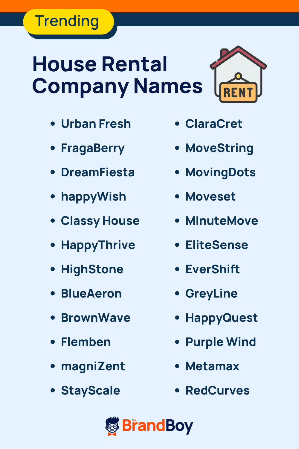 House Rental Company Names 855+ Name Ideas, Suggestions and Domains