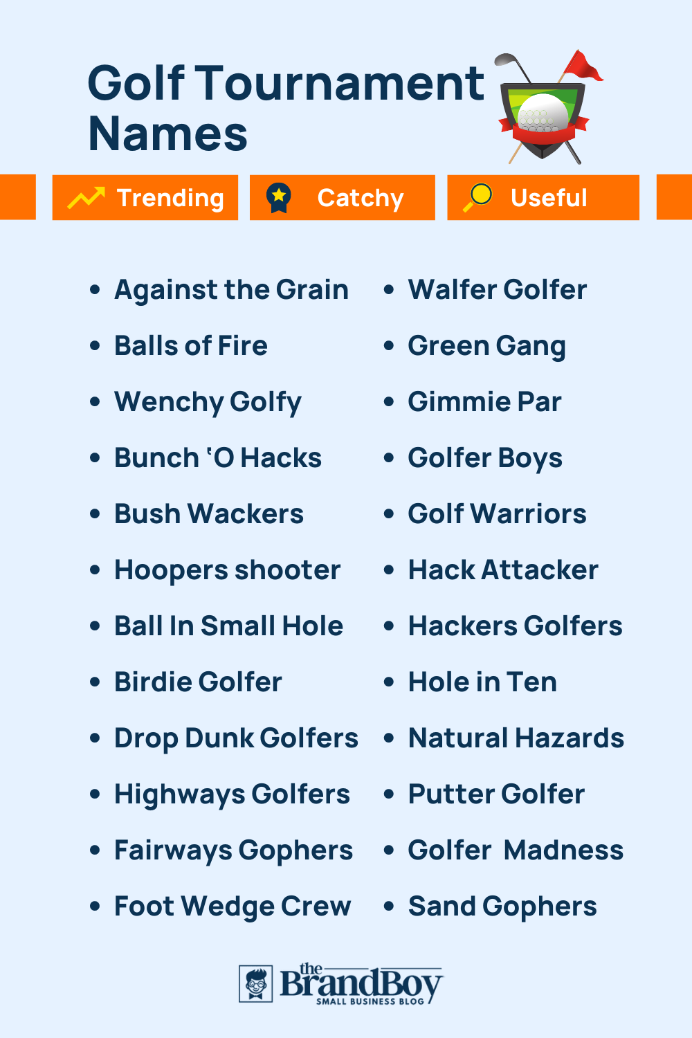 350+ Golf Tournament Names Ideas With Generator