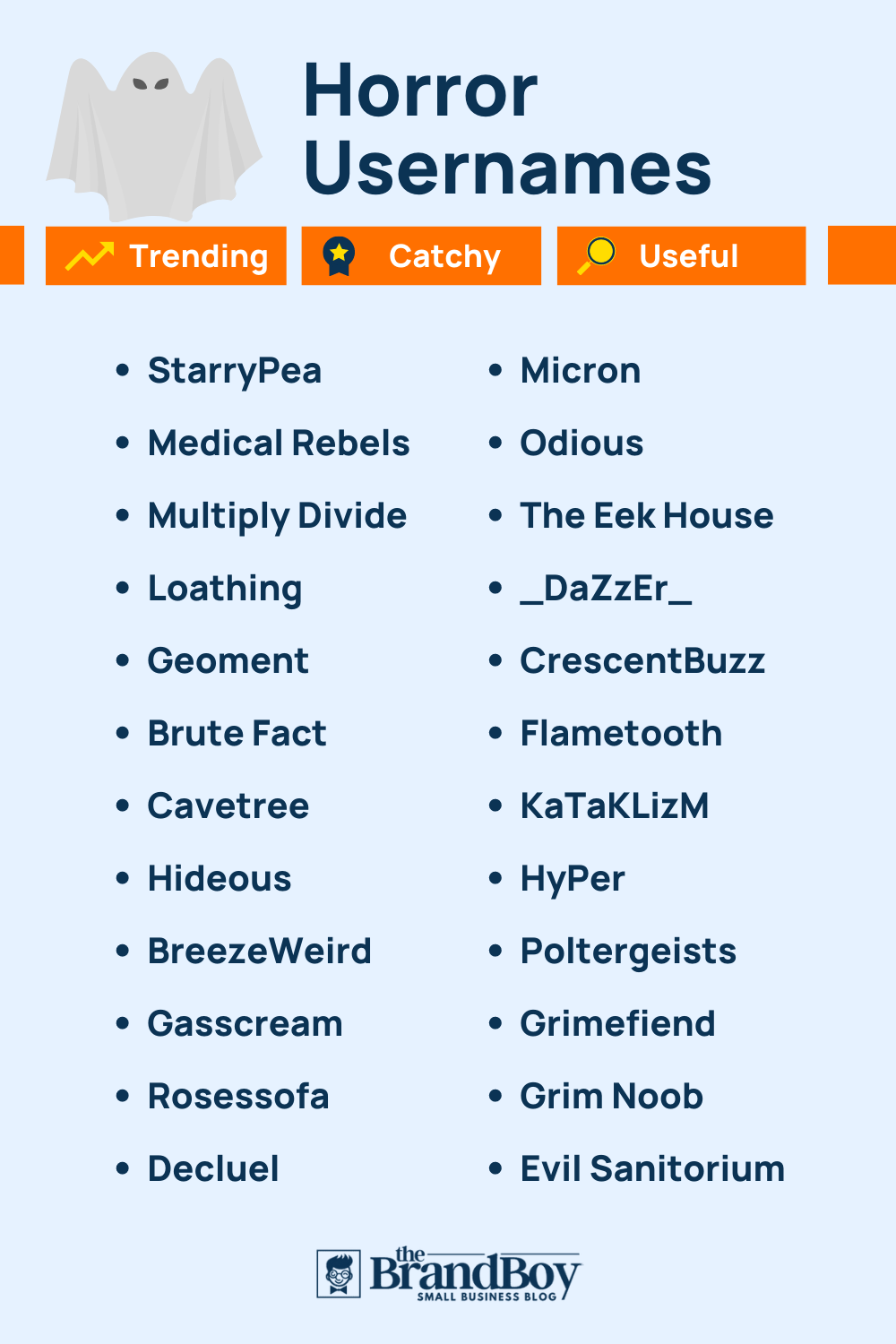 1200 Scary Horror Usernames Ideas With Generator BrandBoy