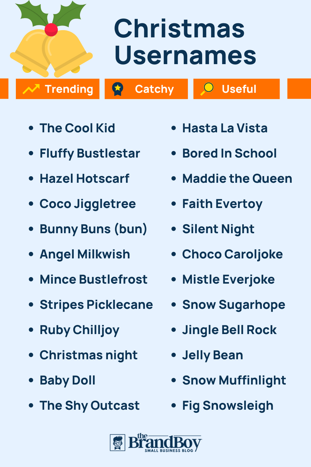 600 Cool Christmas Usernames Ideas With Generator BrandBoy