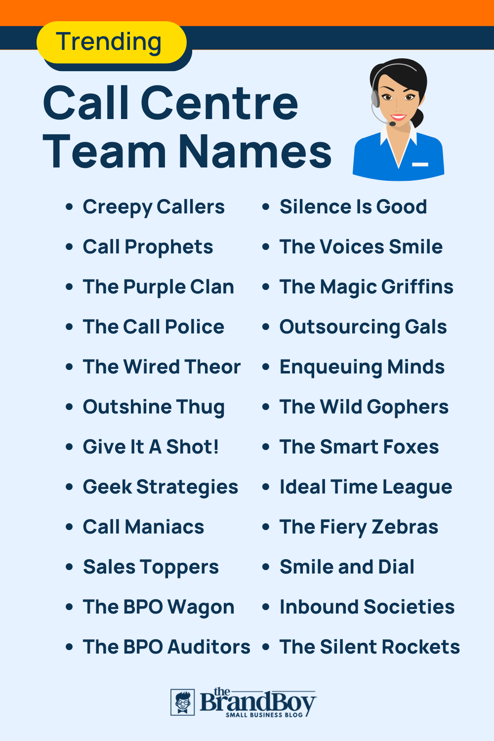 500 Cool Call Centre Team Names Ideas Generator BrandBoy