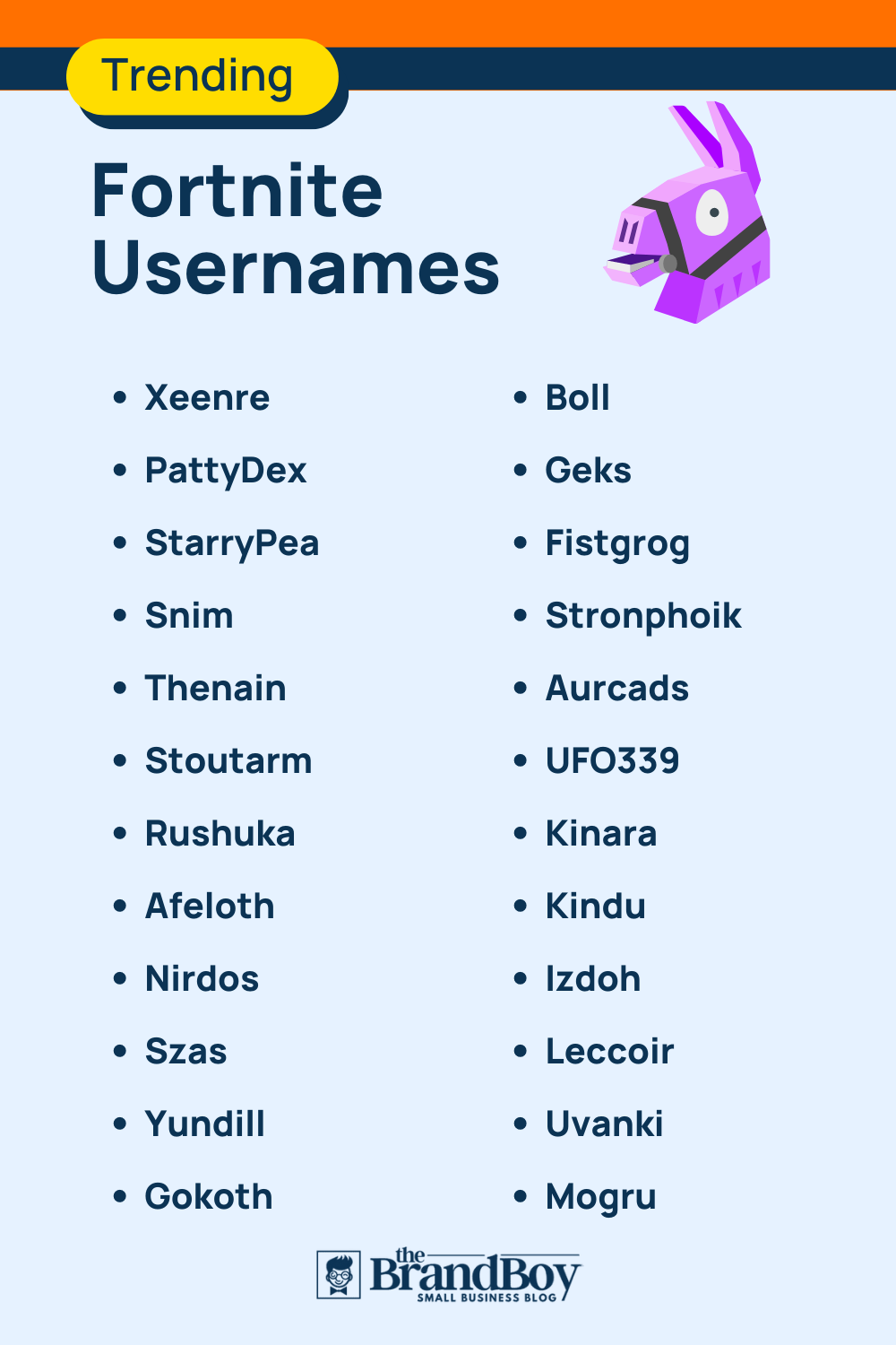 Fortnite Usernames 800 Catchy And Cool Names