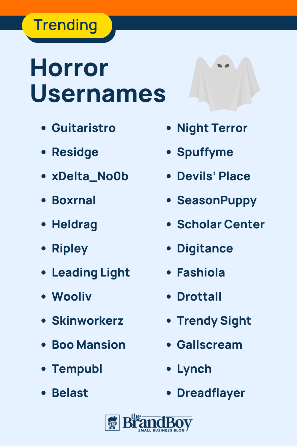 1200 Scary Horror Usernames Ideas With Generator BrandBoy