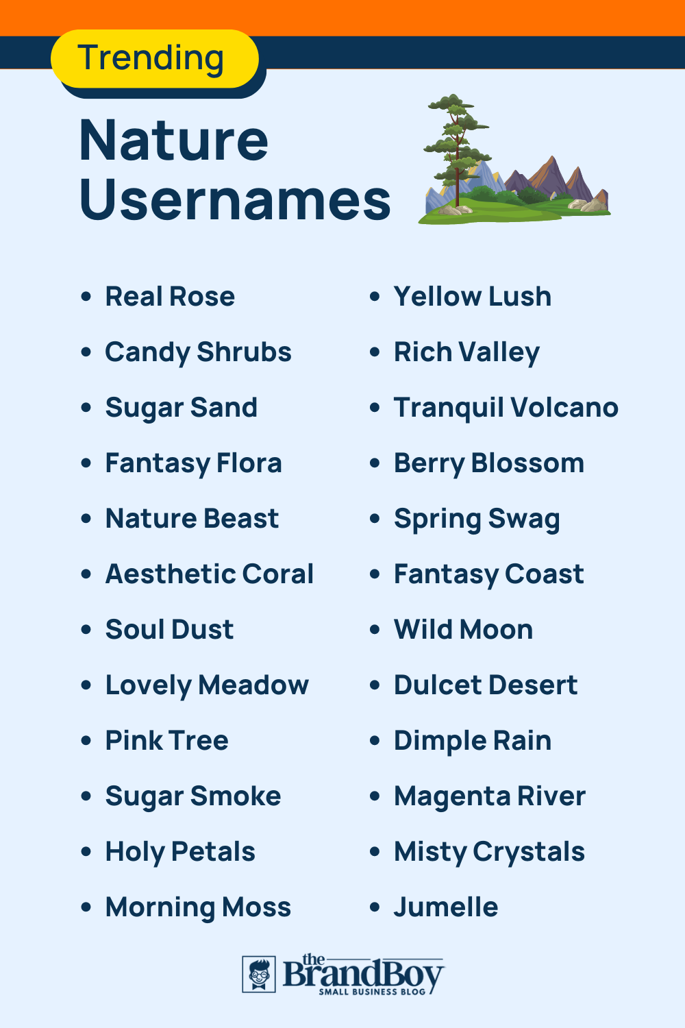 Cool Usernames For Nature Lovers