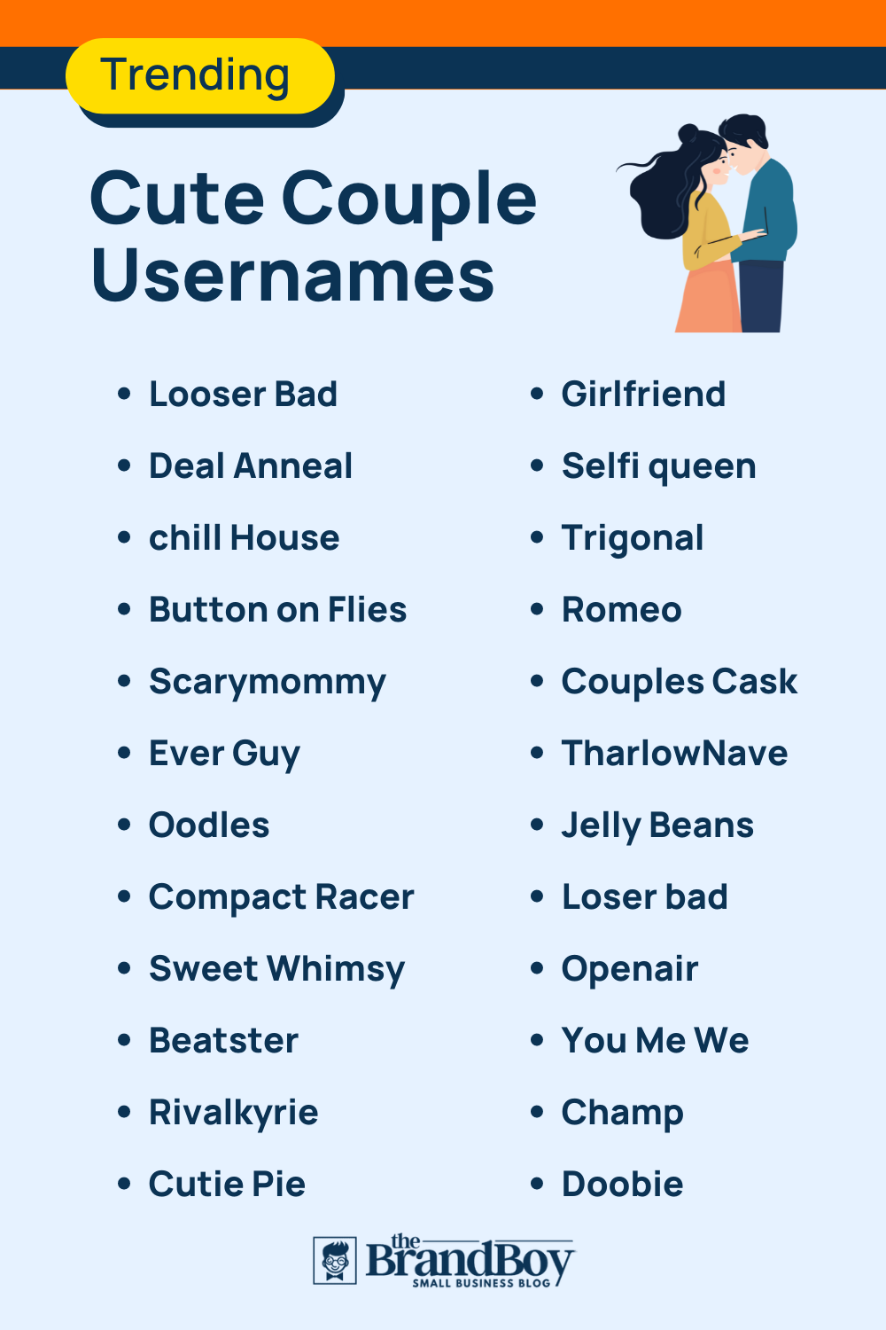 600 Cool Couple Usernames Ideas With Generator BrandBoy