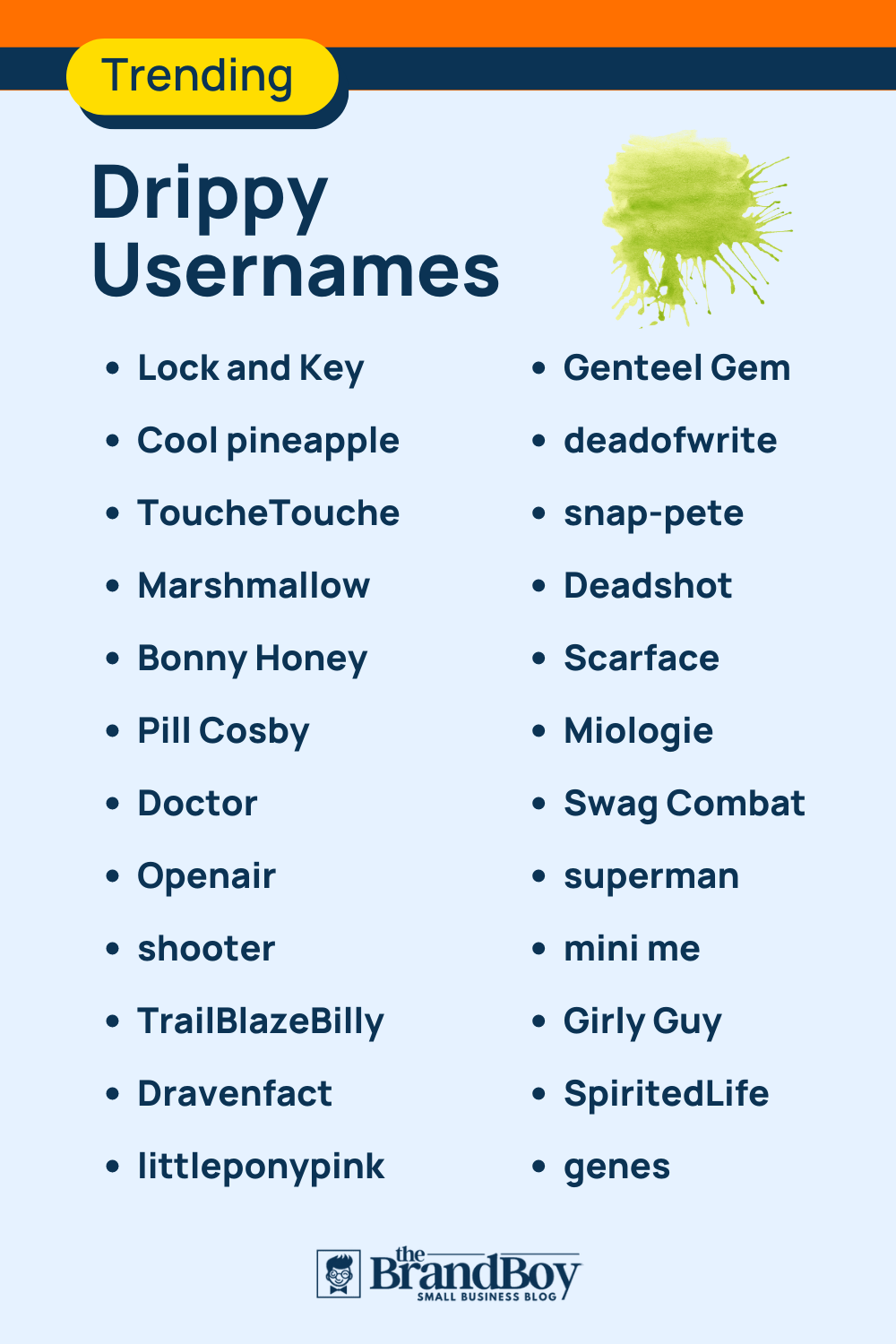 1200+ Cool Drippy Usernames Ideas With Generator BrandBoy