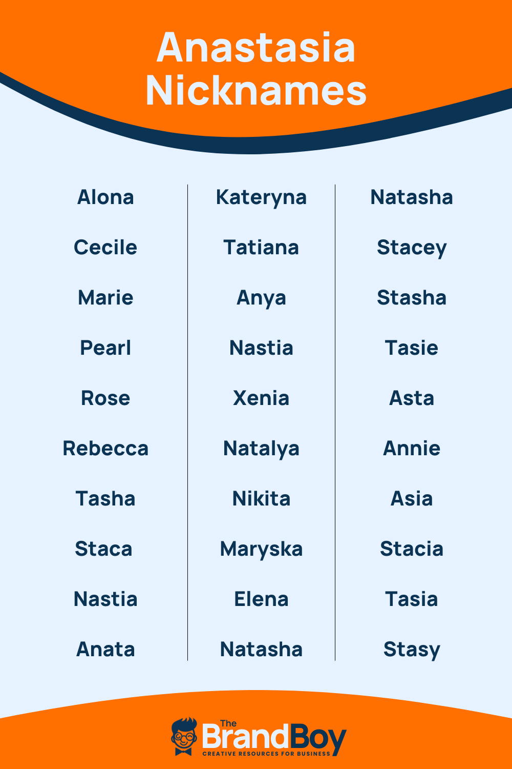 Anastasia Nicknames 626 Cool And Catchy Nicknames BrandBoy