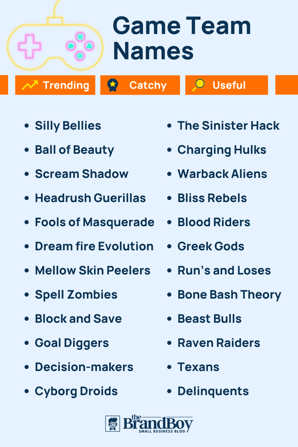 300 Cool Game Team Names Ideas Generator BrandBoy