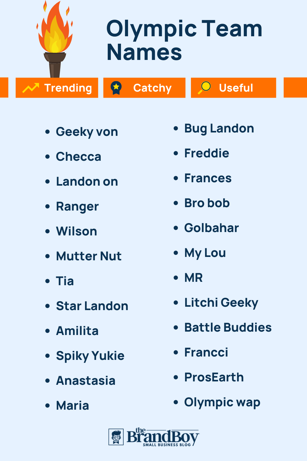 600 Cool Olympic Team Names Ideas Generator BrandBoy