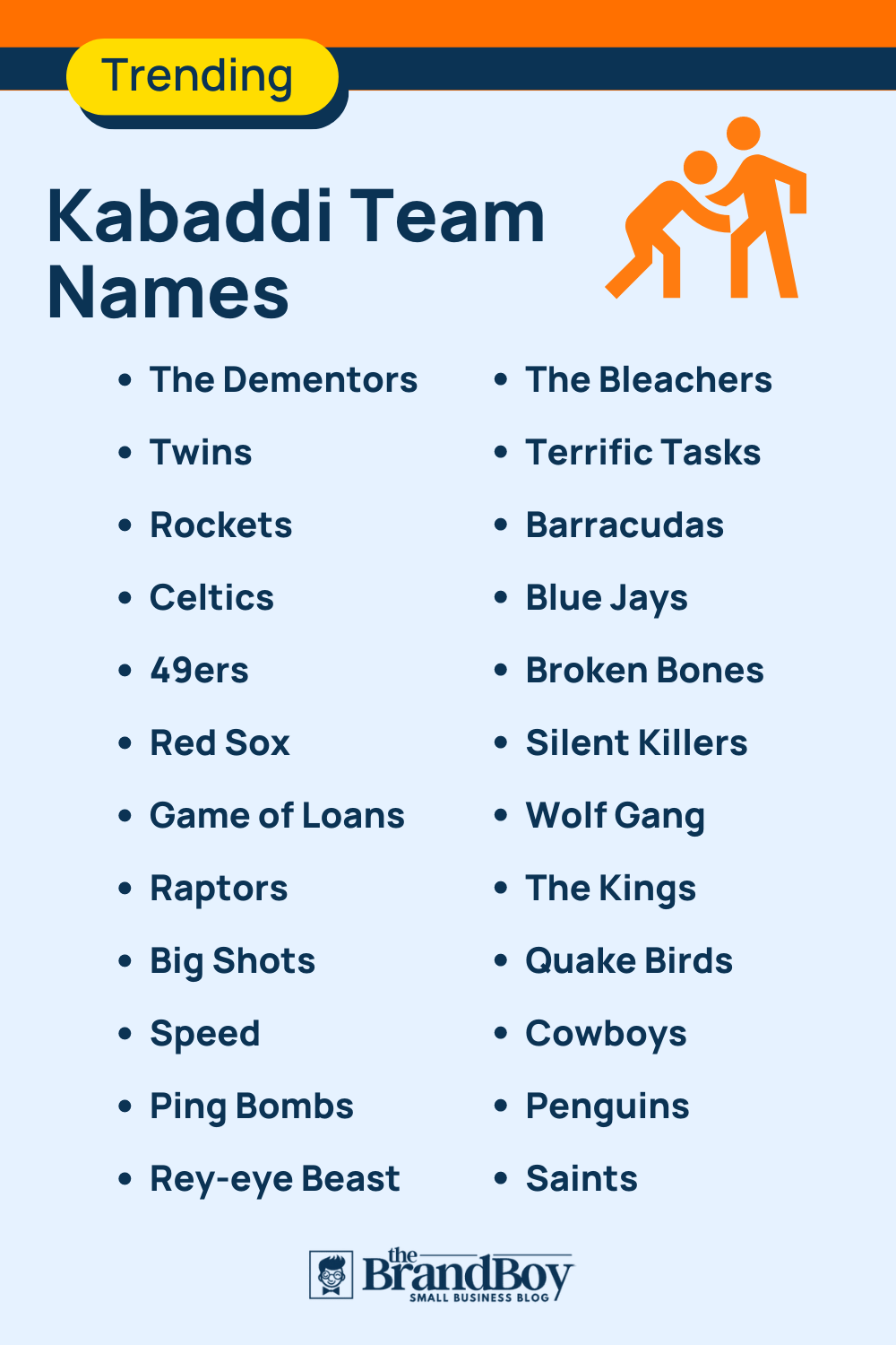 100 Cool Kabaddi Team Names Ideas BrandBoy