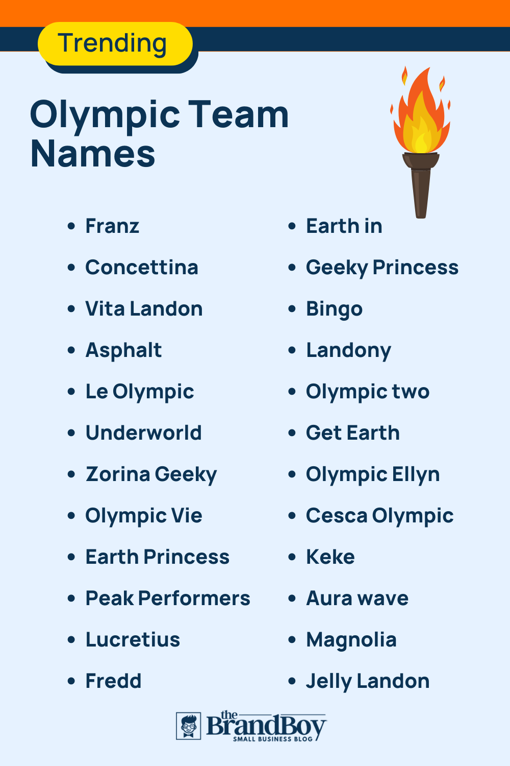 Fun Olympic Team Names