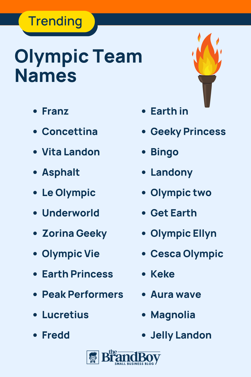 600 Cool Olympic Team Names Ideas Generator BrandBoy
