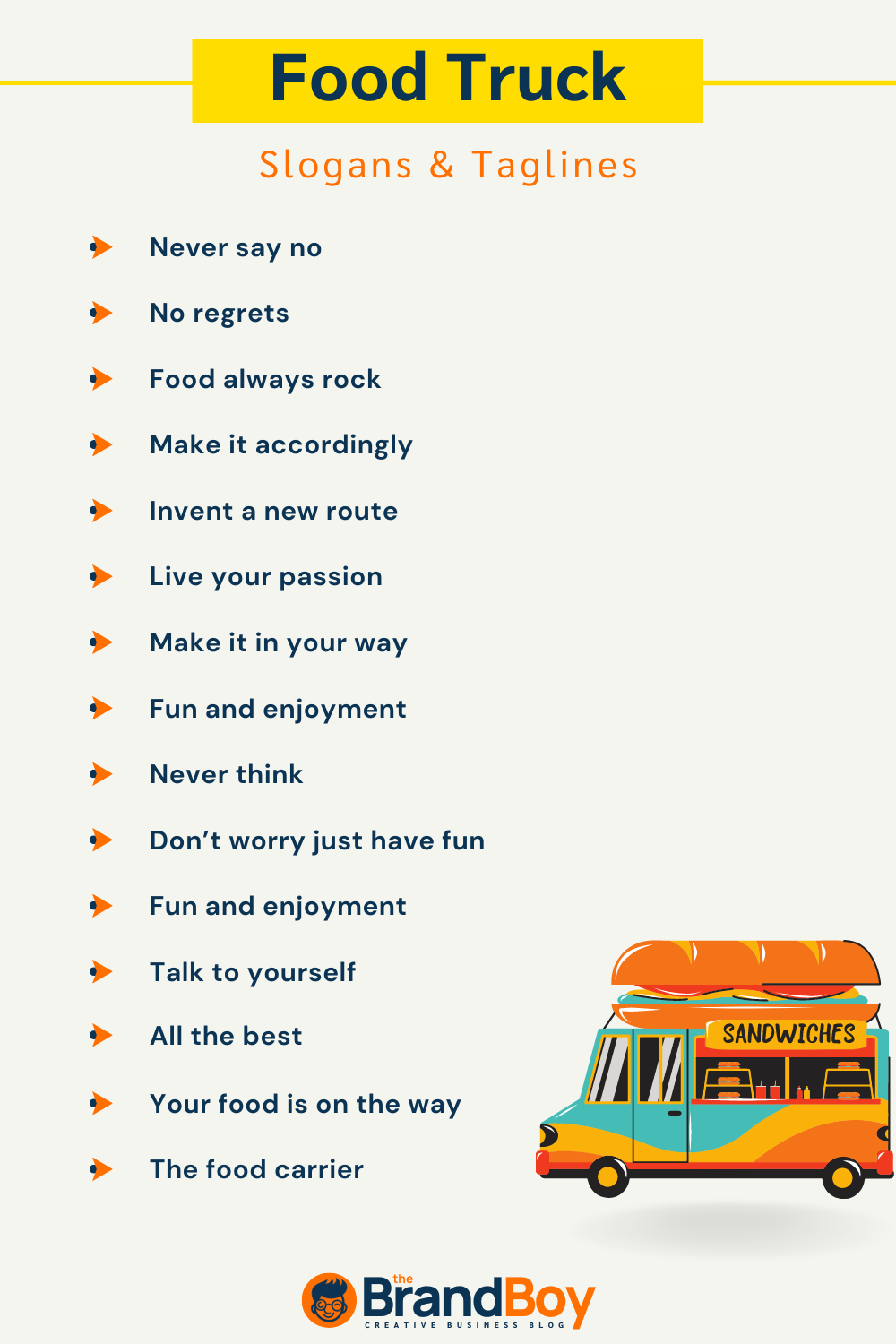 570+ Brilliant Food Truck Slogans and Taglines - BrandBoy