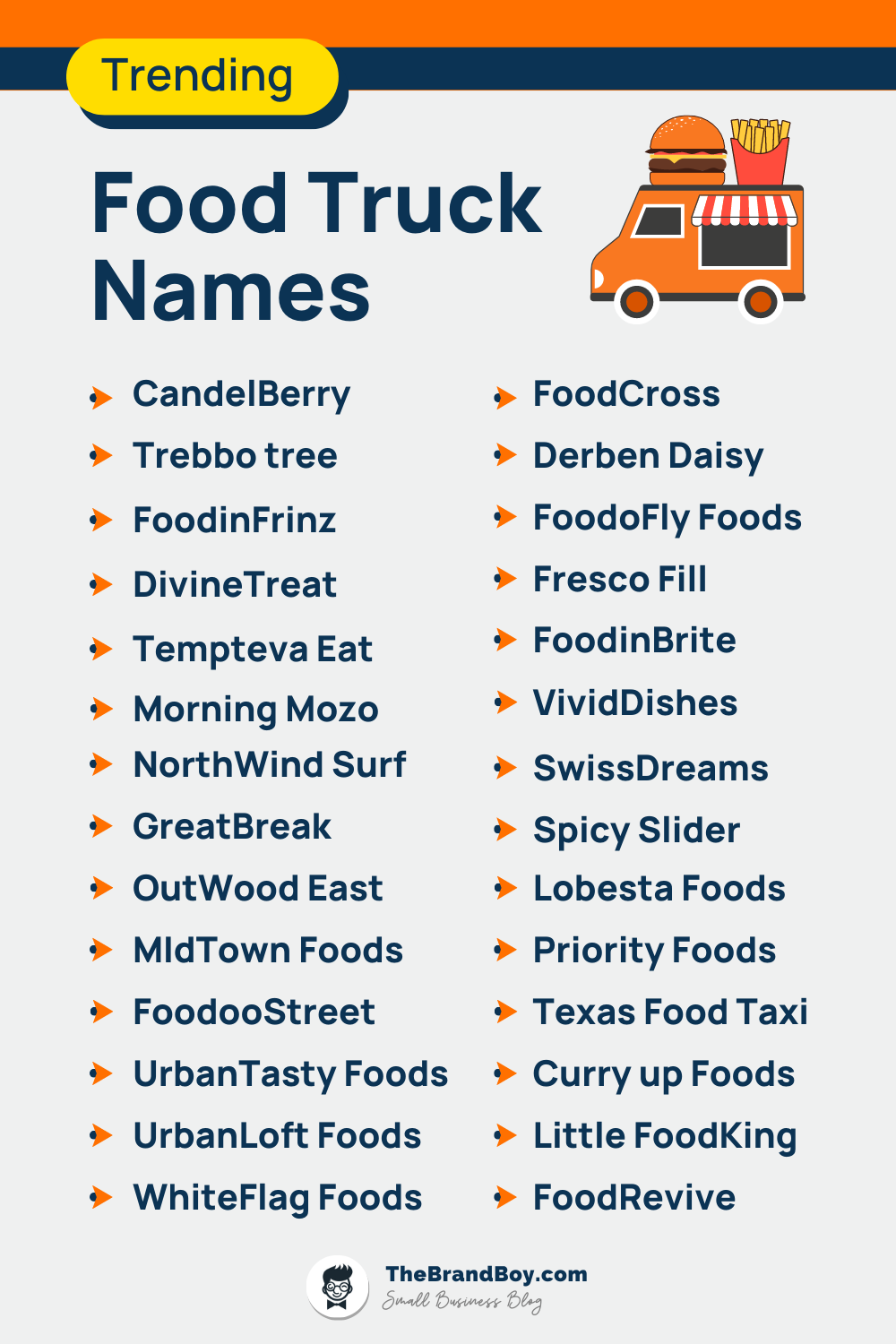 Catchy Food Truck Names Generator