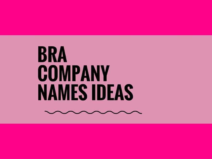 475+ Bra Company Name Ideas, Suggestions And Domain Ideas 