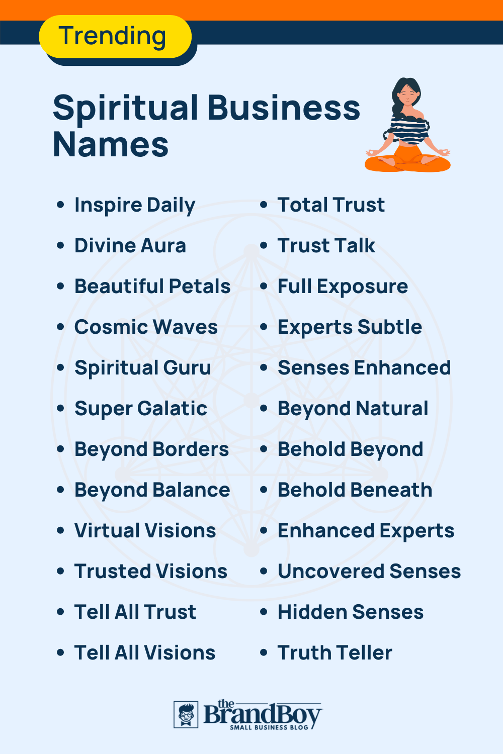 1251+ Spiritual Business Names ideas for a Peaceful Brand!