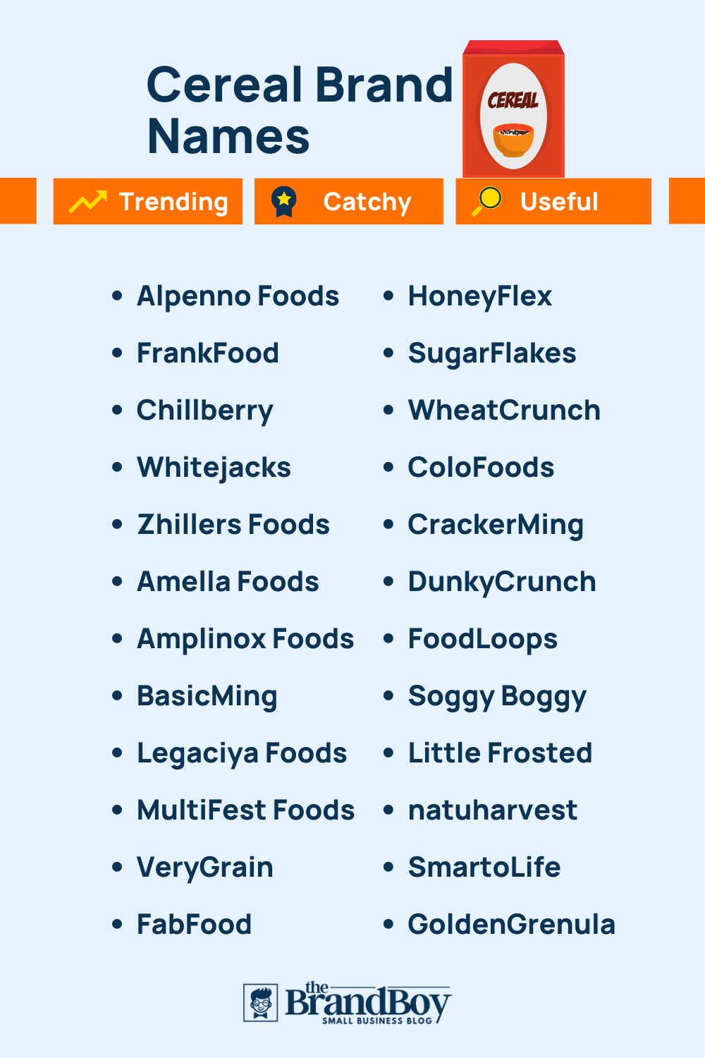 1003+ Cereal Brand Names Ideas with Generator | Small Business Blog