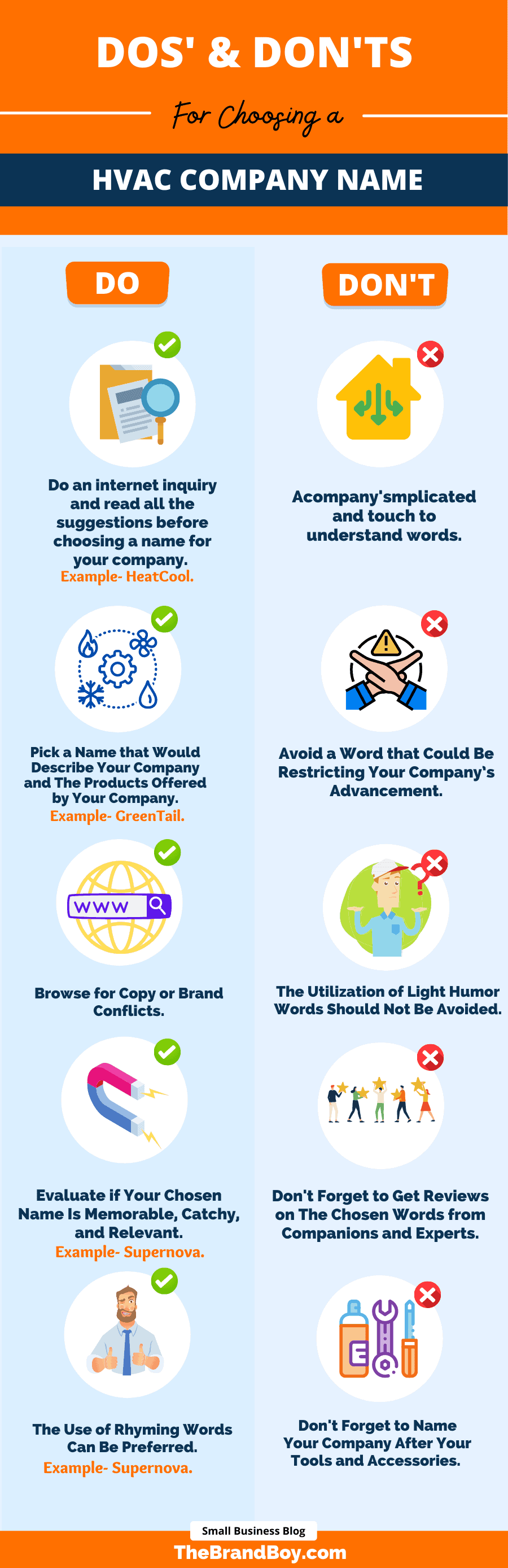 1599 HVAC Company Names Ideas Examples Generator Video Infographic 