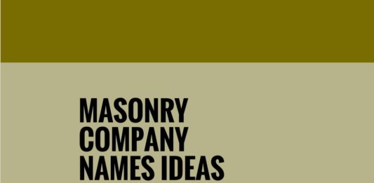 masonry company names