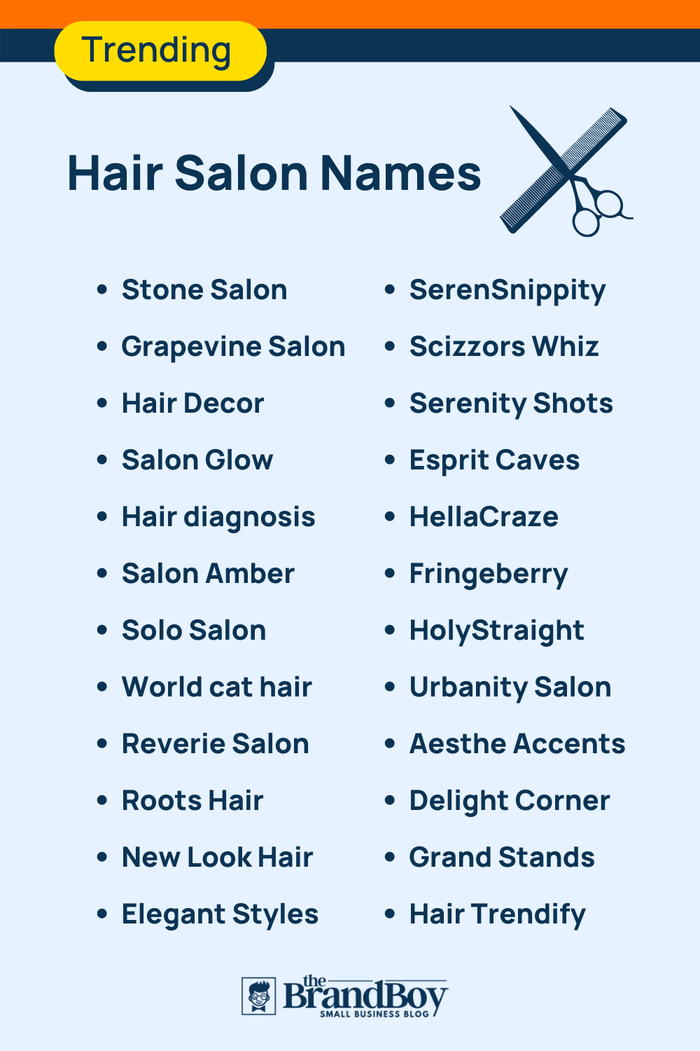 1750+ Hair Salon Names + Ideas (Generator + Examples) - TheBrandBoy.com