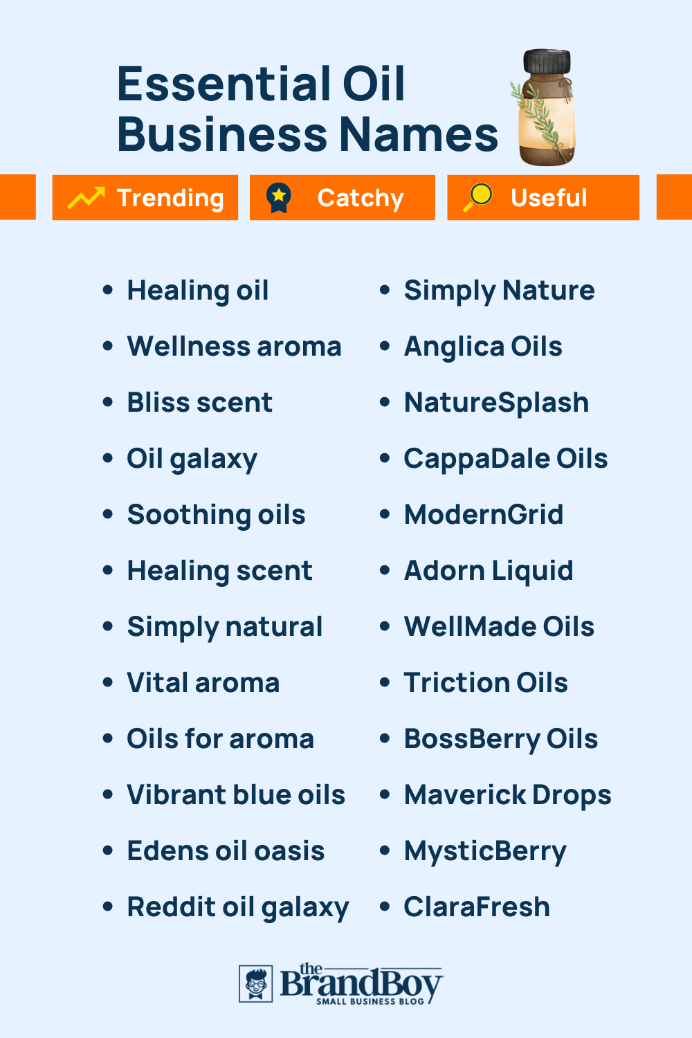 461 Catchy Essential Oil Business Names Ideas Small Business