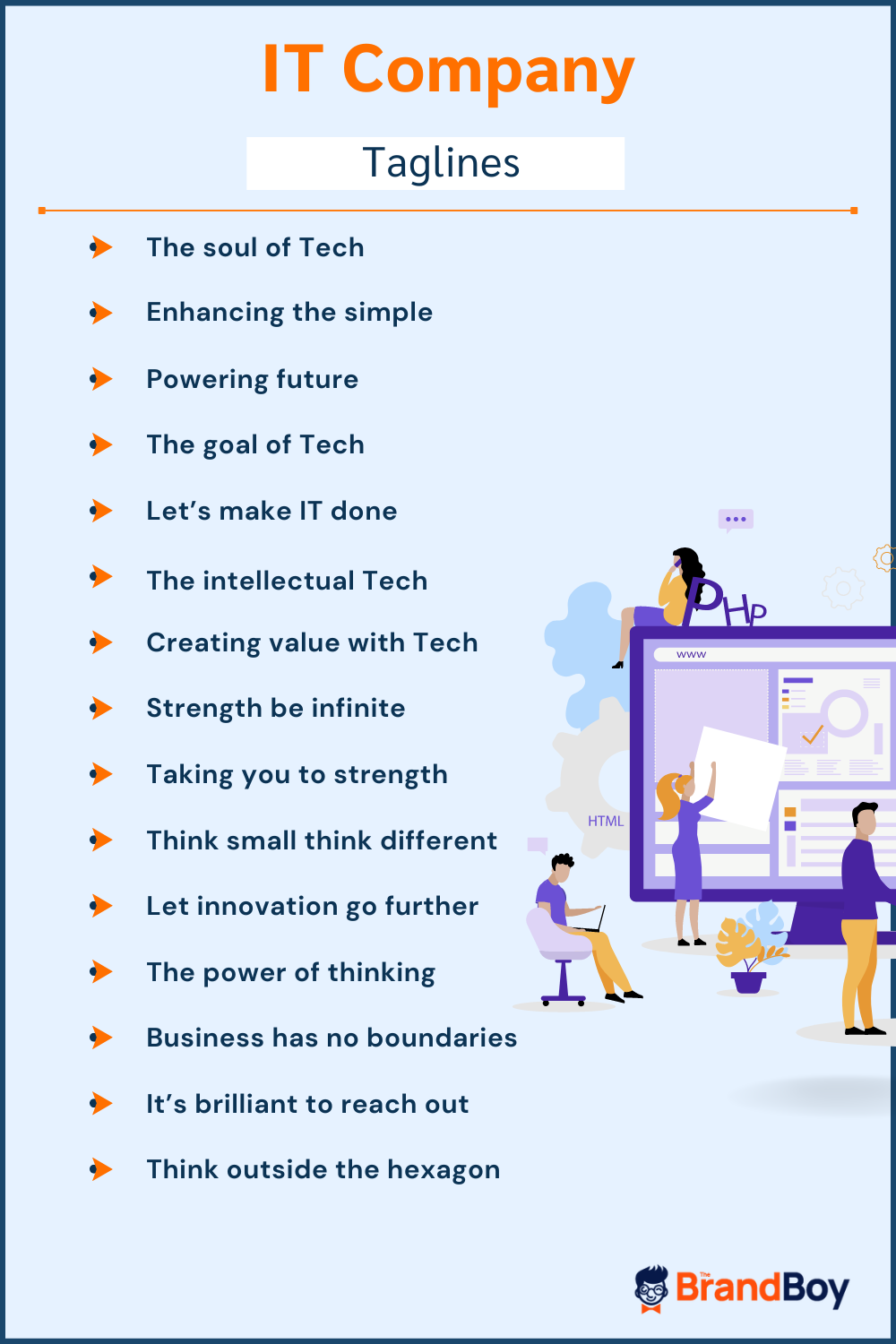 789+ Catchy IT Company Slogans Collection - BrandBoy