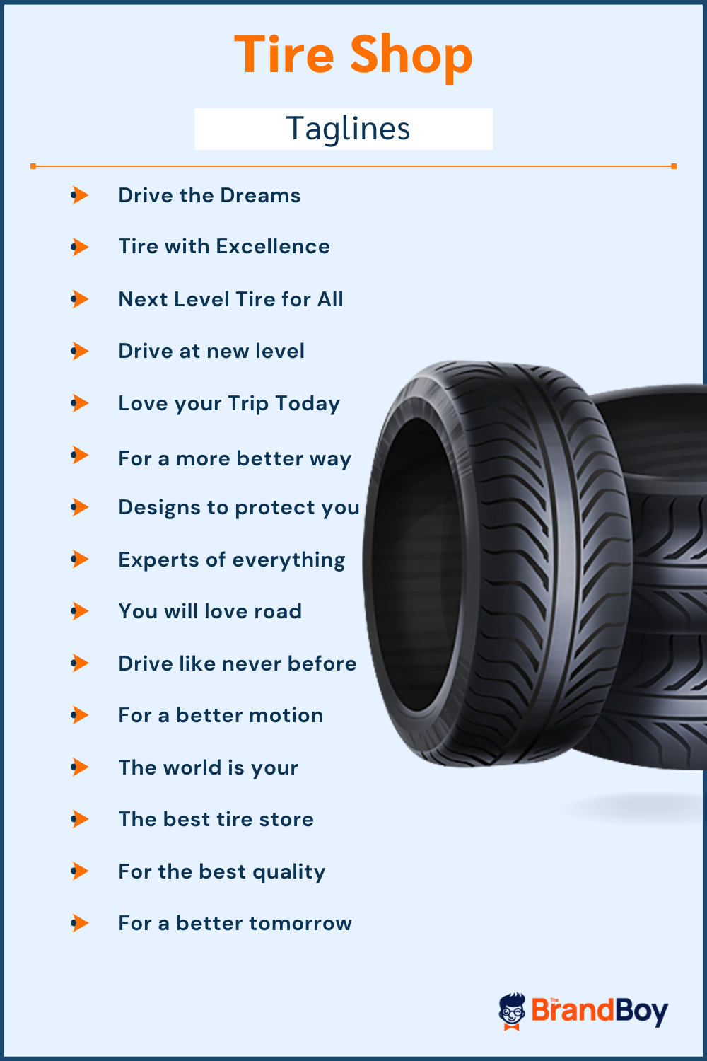 689+ Catchy Tire Slogans And Taglines (Generator + Guide) | TheBrandBoy