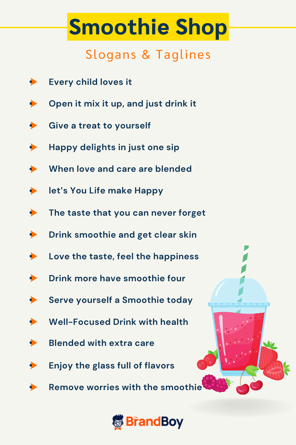 388+ Catchy Smoothie Slogans and Taglines - thebrandboy.com