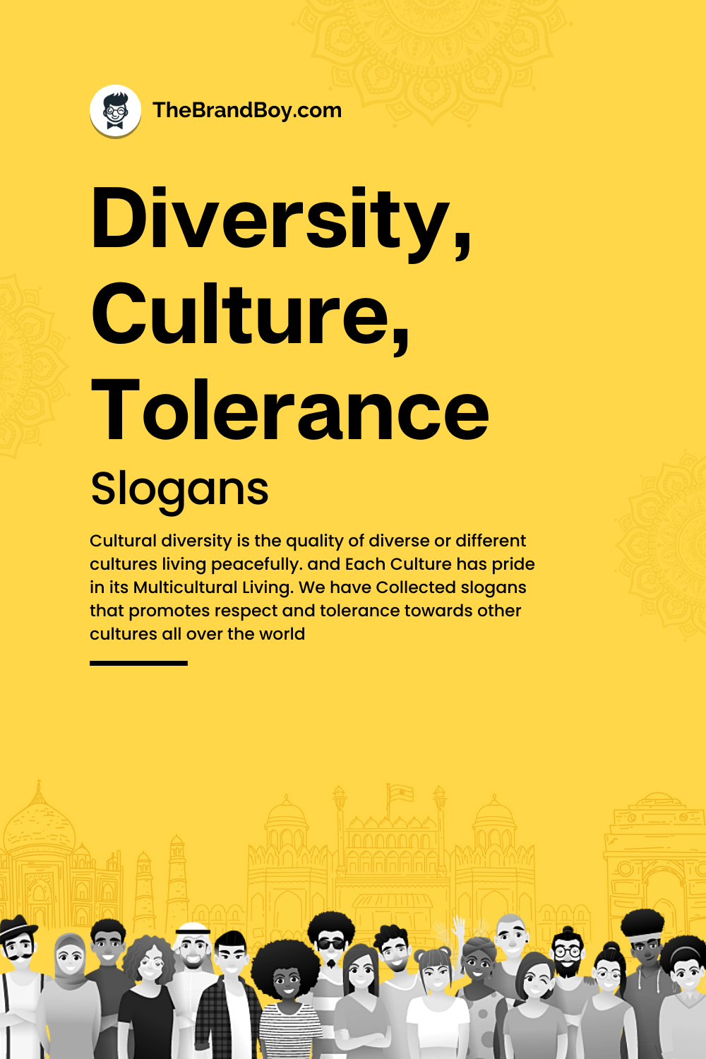 1020+ Brilliant Diversity, Culture, and Tolerance Slogans (Generator ...