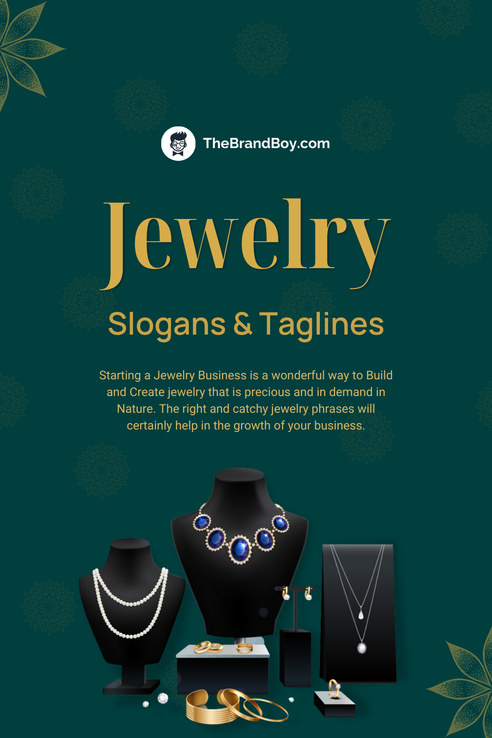 890+ Best Jewelry Slogans And Taglines (Generator + Guide) – The Common ...