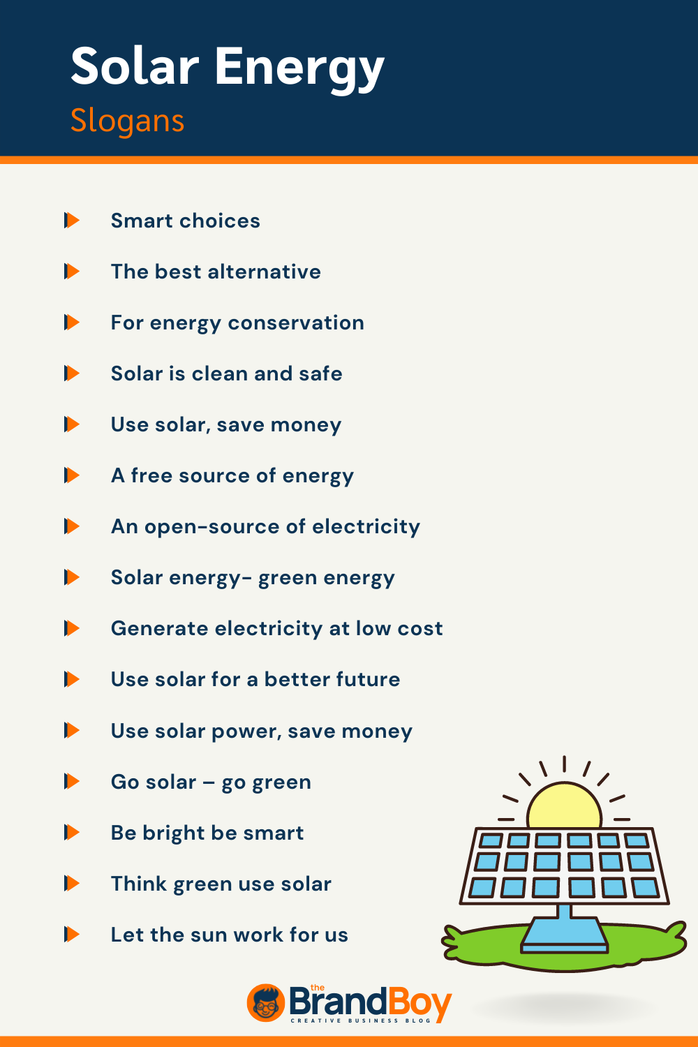 325+ Catchy Solar Energy Slogans And Taglines | Thebrandboy