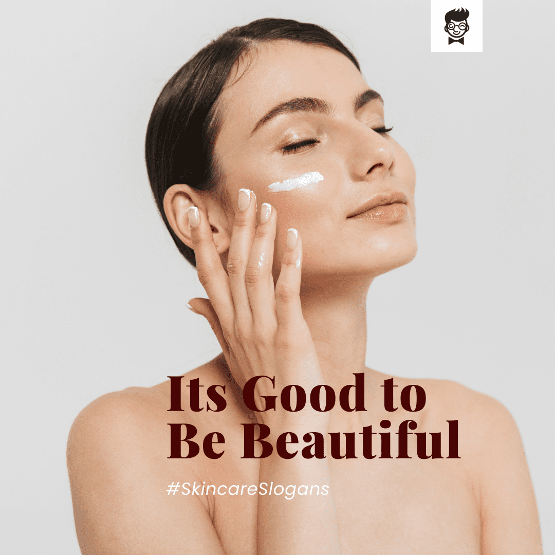 skincare product slogans