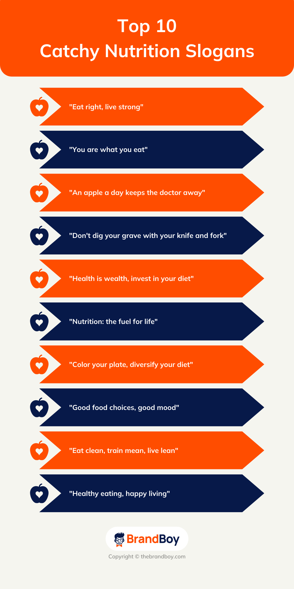 909+ Nutrition Slogans And Taglines (Generator + Guide) TheBrandBoy