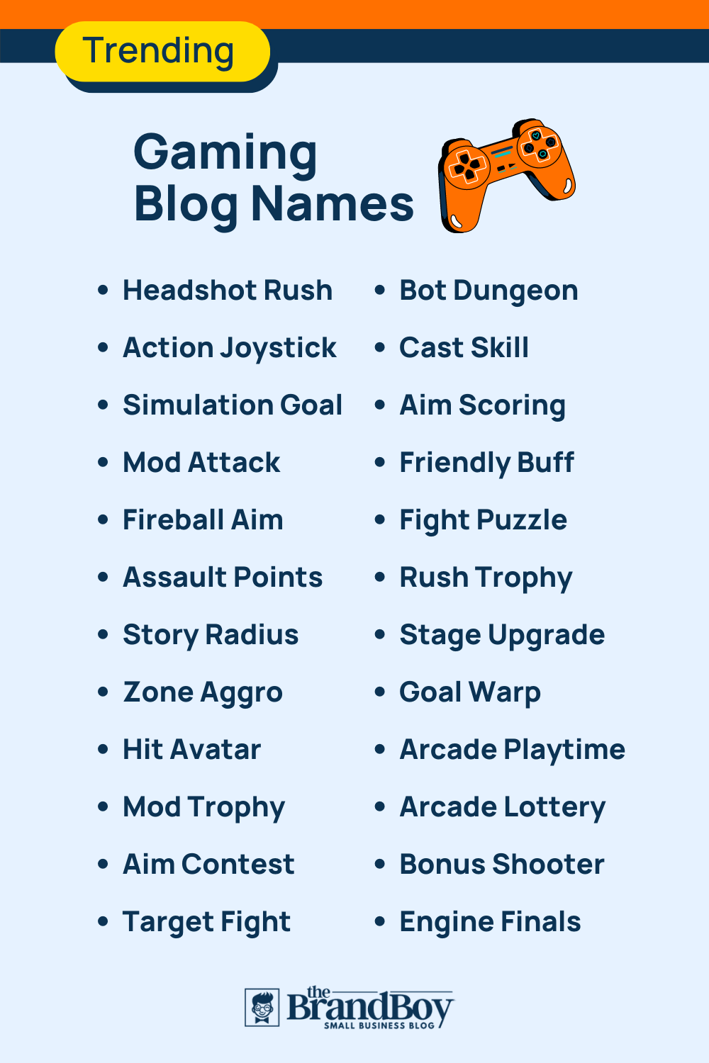 101+ Top Gaming Blogs and Pages Names | Thebrandboy