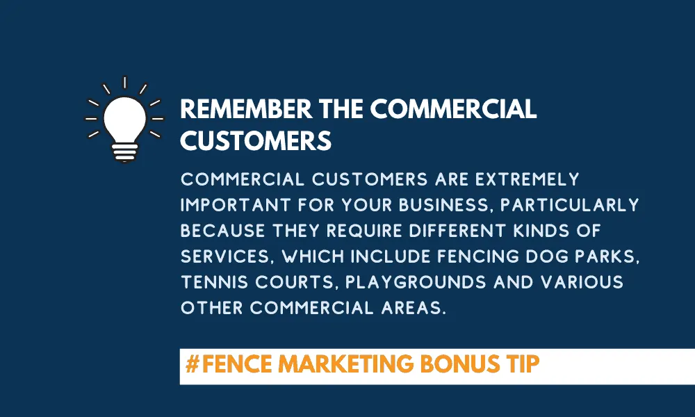 perfect fence marketing tips