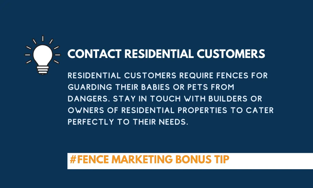 proven fence marketing tips