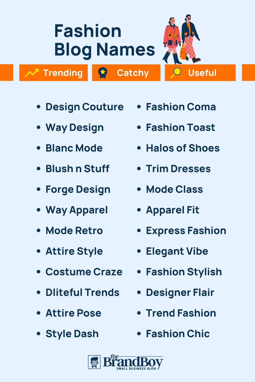 1200+ Catchy Fashion Blog Names - BrandBoy