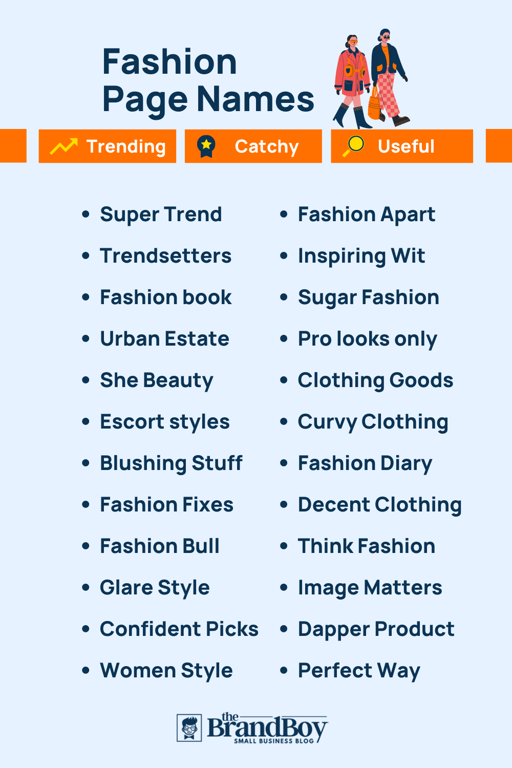1200+ Catchy Fashion Blog Names - BrandBoy