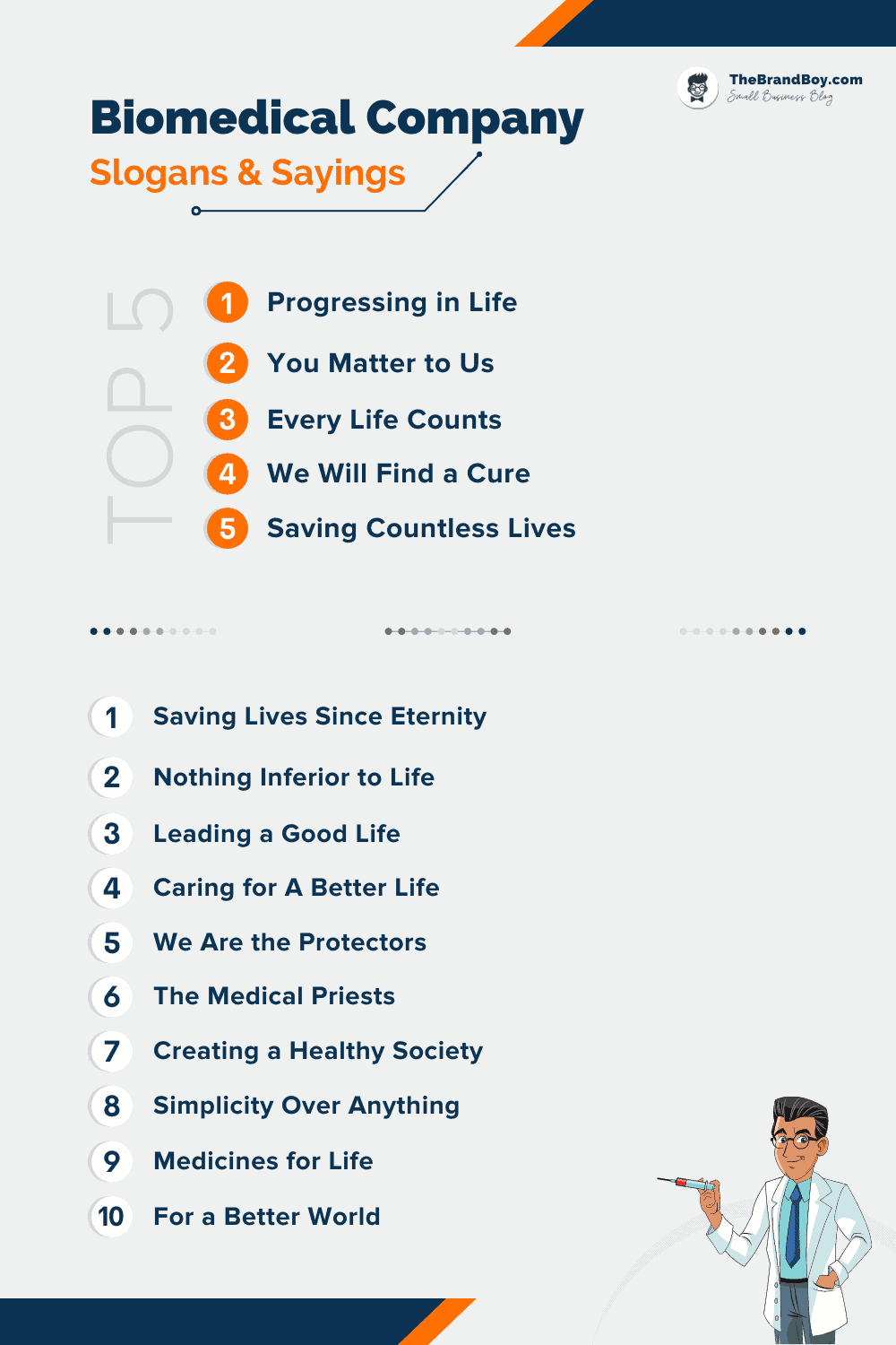 189+ Best Biomedical Company Slogans and Sayings BrandBoy